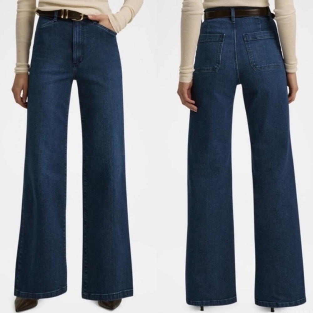 🌸 Favorite Daughter Dark Blue Flare Jeans Size 26